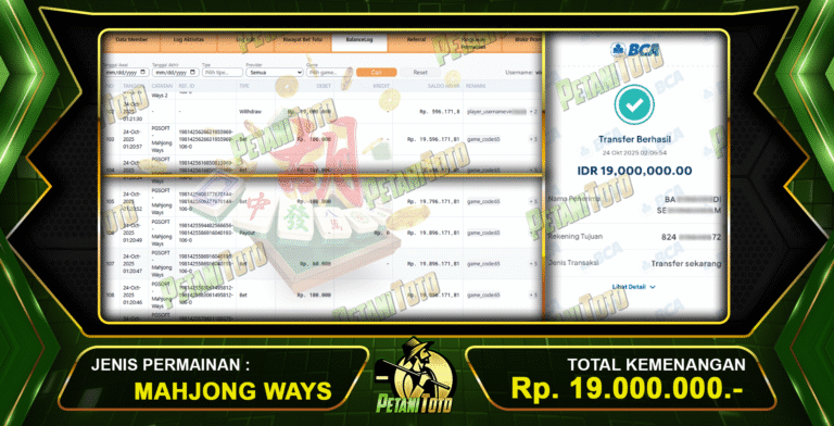 JACKPOT TERUS TERUSAN PETANITOTO