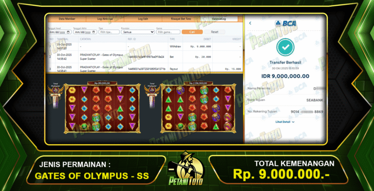 JACKPOT SCATTER MUDAH PETANITOTO