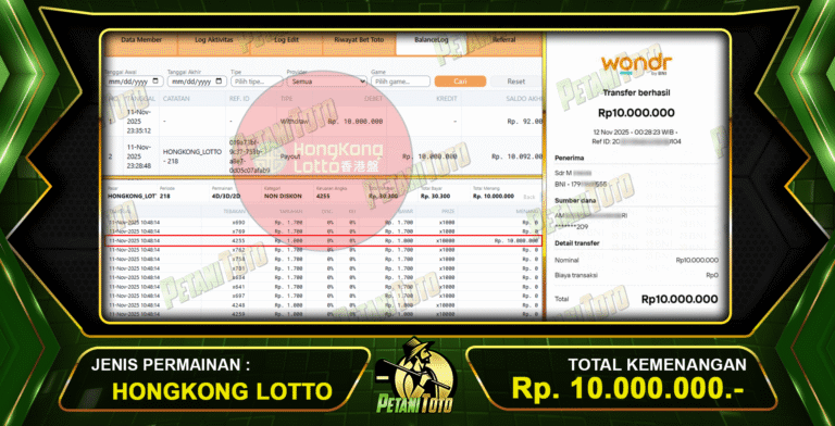 MENANG TOGEL GACOR PETANITOTO