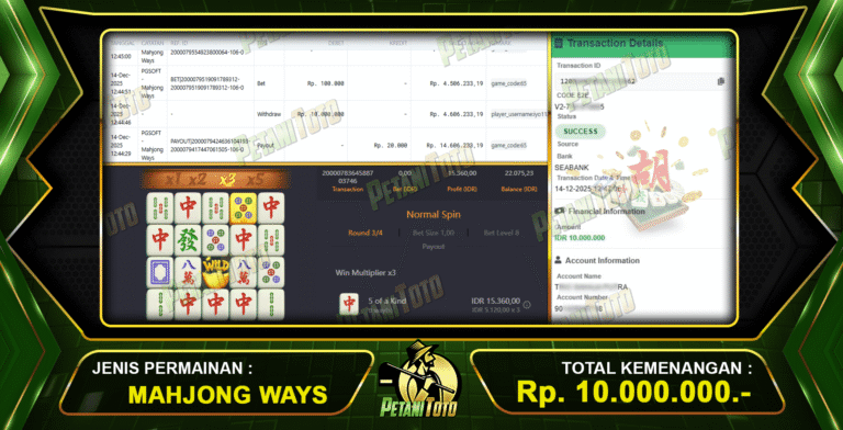 CUAN GAME SLOT PETANITOTO