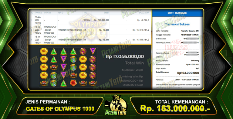 PEMBAYARAN SLOT GATES PETANITOTO